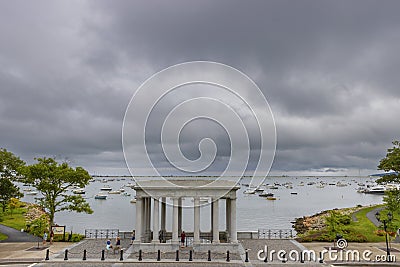 Coles Hill in Plymouth, Massachusetts, USA Editorial Stock Photo