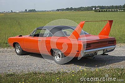 Plymouth road runner superbird Stock Photo