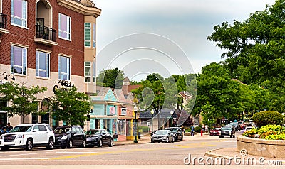 Plymouth street Editorial Stock Photo