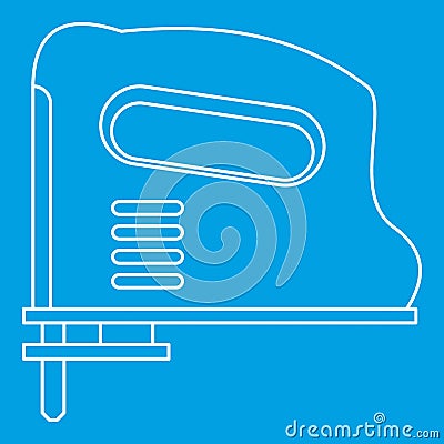 Pneumatic gun icon outline Vector Illustration