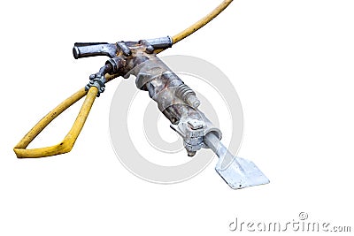 Pneumatic jack hammer Stock Photo