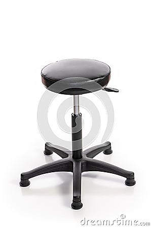 Pneumatic Posing Stool Chair Stock Photo