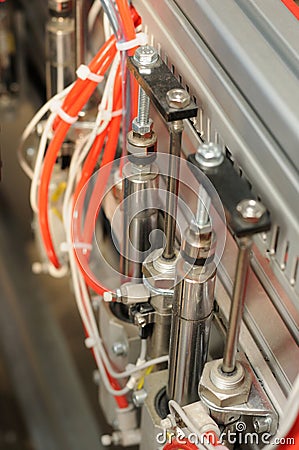 Pneumatic system Stock Photo