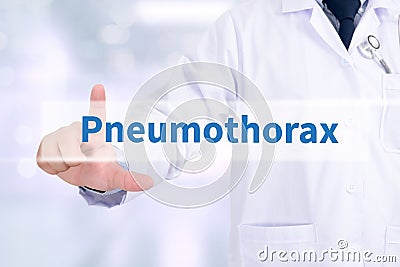 Pneumothorax Stock Photo