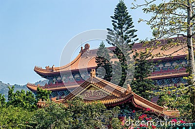 Po Lin Temple Stock Photo