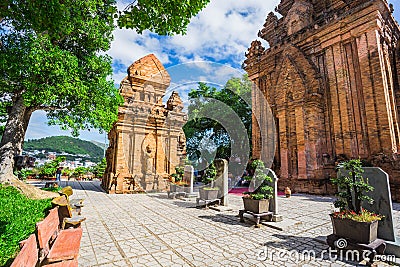 Po Ngar Cham Towers in Nha Trang, Vietnam, Editorial Stock Photo