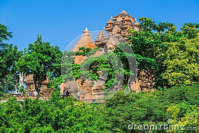 Po Ngar Cham Towers in Nha Trang, Vietnam, Editorial Stock Photo