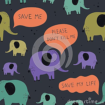 Poaching and animal abuse concept. Stock Photo