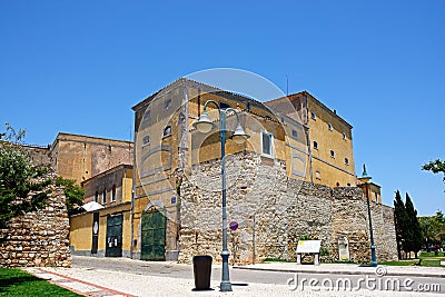 Recreative and Cultural building, Faro. Editorial Stock Photo
