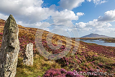 Pobull Fhinn Stone Circle Stock Photo