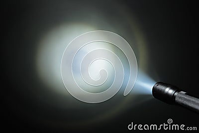 Pocket flashlight Stock Photo