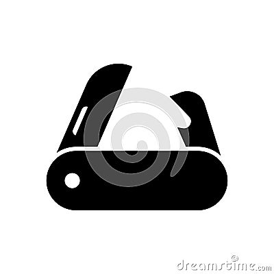 Pocket Knife Vector Icon Vector Illustration