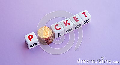 Pocket money Stock Photo