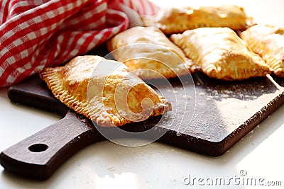 Pocket pies Stock Photo