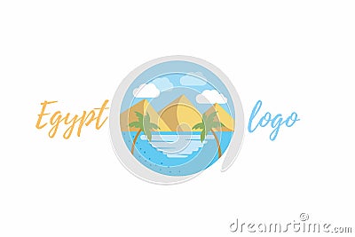 Egypt logo Stock Photo