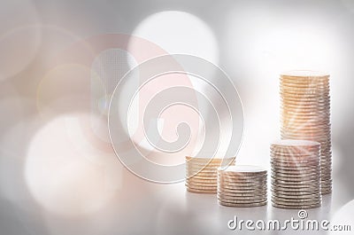 Podcast concept and audio production making money idea Stock Photo