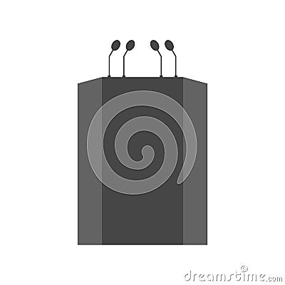 Podium Illustration on white background Vector Illustration