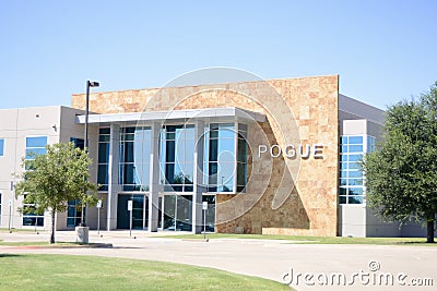 Pogue Construction Company, Lewisville, Texas Editorial Stock Photo