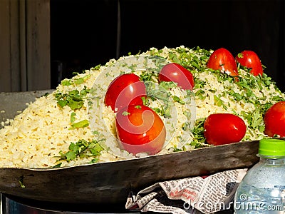 Poha, Indore favourite breakfast. Stock Photo