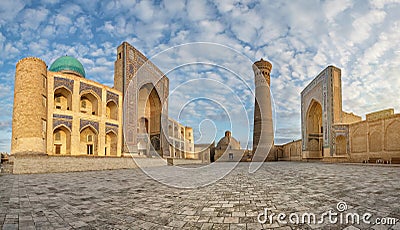 Poi Kalan - religious complex located around the Kalan minaret i Stock Photo