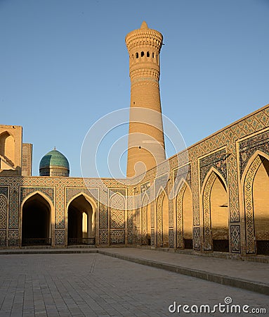 The Poi Kalyan complex in Bukhara, Uzbekistan Stock Photo