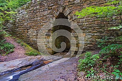 Poinsett Bridge in South Carolina Stock Photo