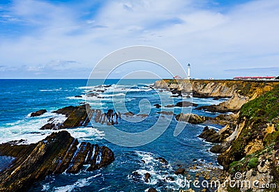 Point Arena Lighthouse Stock Photo