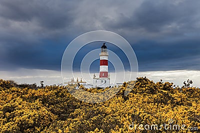 Point of Ayre Lighthouse on the Isle of Man Stock Photo