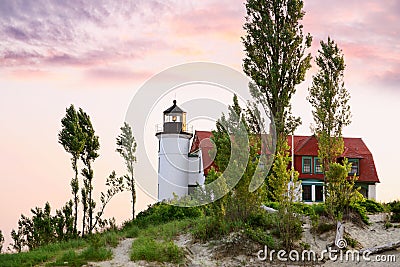 Point Betsie Lighthouse Stock Photo