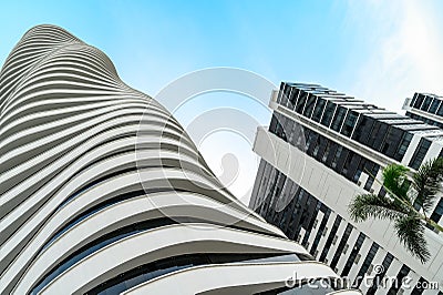 He Point building in Puerto Santa Ana, Guayaquil Stock Photo