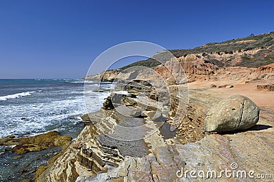 Point Loma Coastline Stock Photo