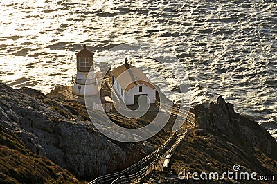 Point Reyes Lighthouse Stock Photo