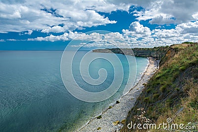 Pointe du Hoc in Normandy Stock Photo