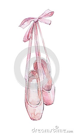 Pointe shoes for ballet Stock Photo