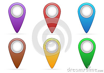 Pointer of map Vector Illustration