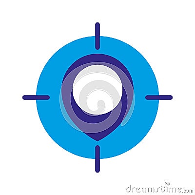 pointer maps and navigation Vector Illustration
