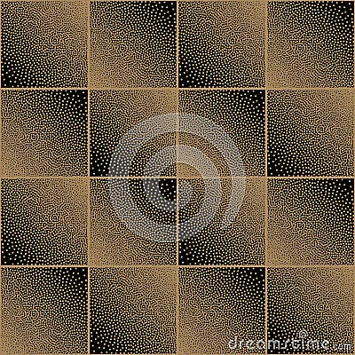 Pointillism seamless pattern Vector Illustration