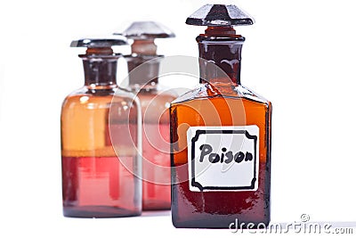 Poison bottle Stock Photo