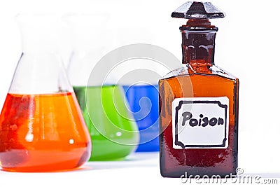 Poison bottle Stock Photo