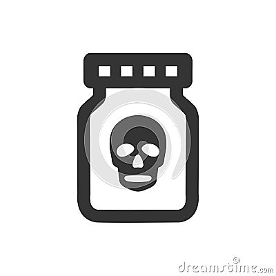 Poison Icon Vector Illustration