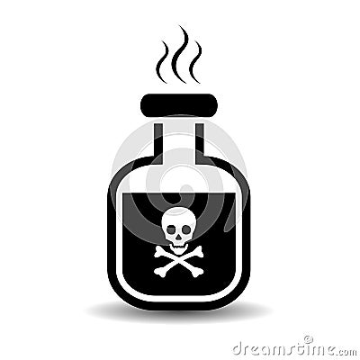 Poison icon Vector Illustration