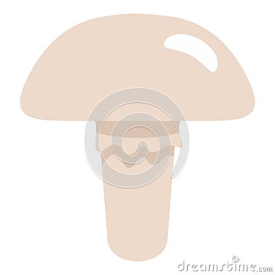 Poisonous mushroom icon isolated Vector Illustration