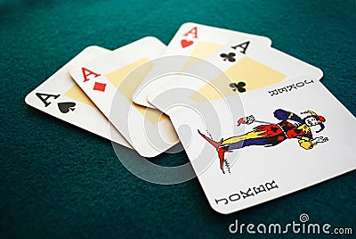 Poker Stock Photo