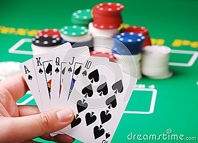 Poker Stock Photo