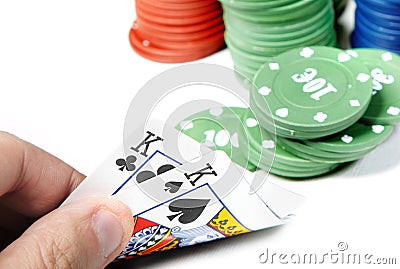 Poker Stock Photo