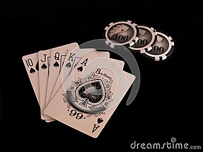 Poker card Stock Photo