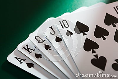 Poker cards Stock Photo