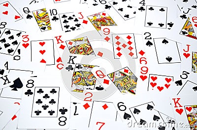 Poker cards Stock Photo