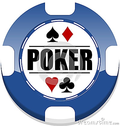 Poker chip Stock Photo