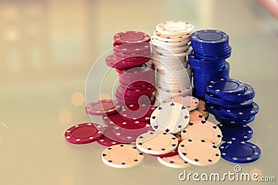 Poker Chips 3 Stock Photo